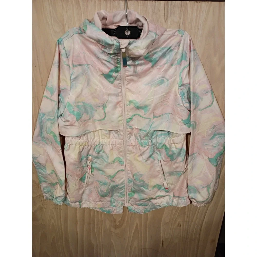 Champion Windbreaker Jacket Hooded.‎ Girls Size Large 10-12.
